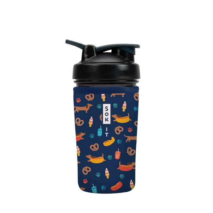 Sok-It BotlSok for Blender Style Bottles - Hot Dawgs