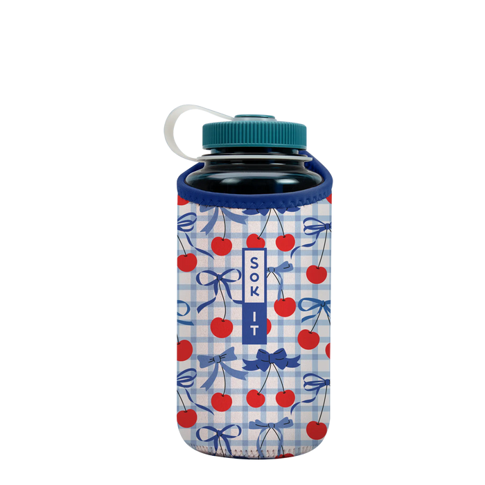 Sok-It BotlSok for Nalgene Style Bottle - Cherry Picked   BotlSok-Evergreen