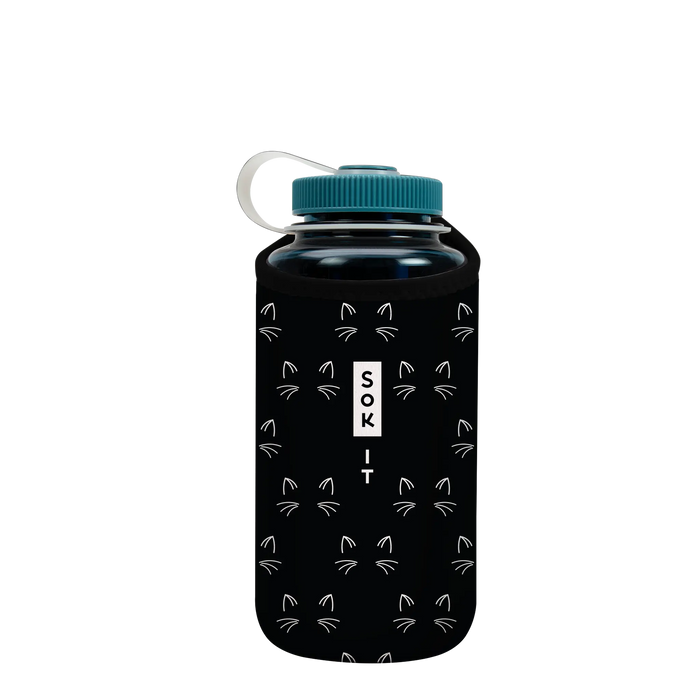 Sok-It BotlSok for Nalgene Style Bottle - Mystical Meows   BotlSok-Fall Holiday
