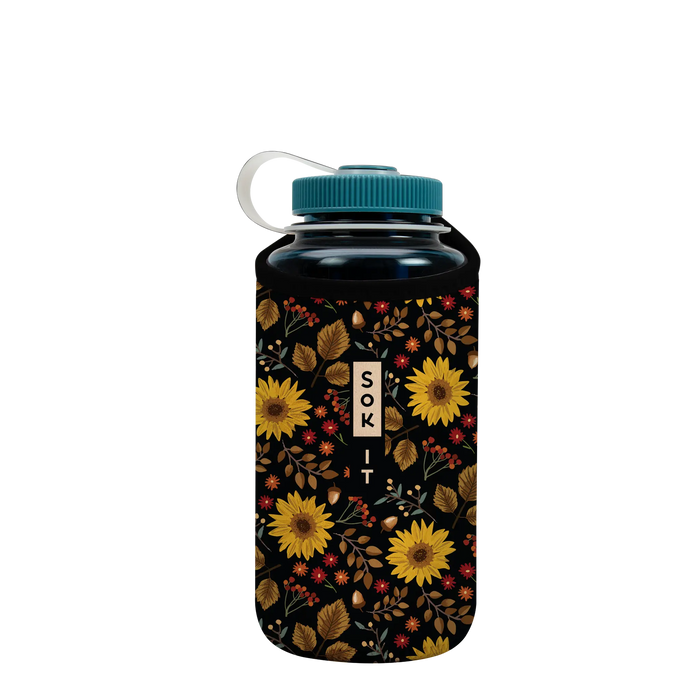 Sok-It BotlSok for Nalgene Style Bottles - Autumn Glow   BotlSok-Fall Holiday