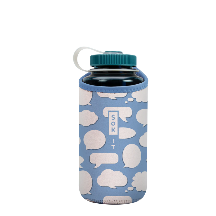 Sok-It BotlSok for Nalgene Style Bottles - Big Ideas   BotlSok-Evergreen