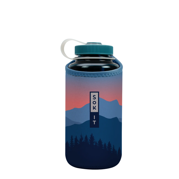 Sok-It BotlSok for Nalgene Style Bottles - Blue Ridge 32oz-Nalgene-Bottle 15.99 BotlSok-Evergreen