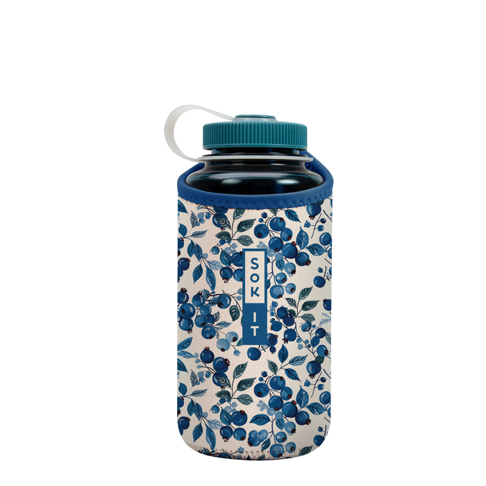 Sok-It BotlSok for Nalgene Style Bottles - Blueberry Hill