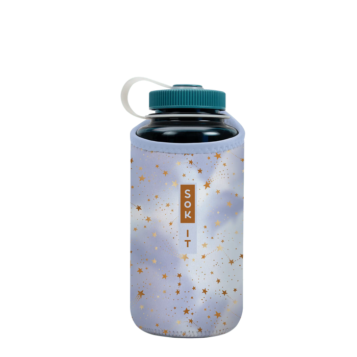 Sok-It BotlSok for Nalgene Style Bottles - Cosmic Glitter   BotlSok-Cosmic