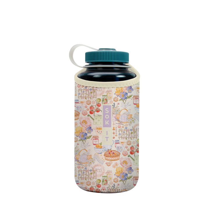 Sok-It BotlSok for Nalgene Style Bottles - Cottage Core
