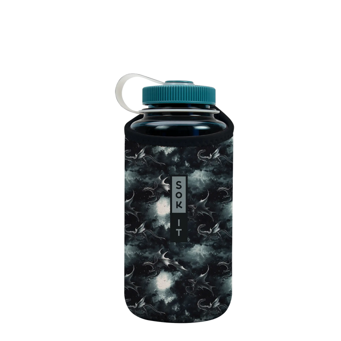 Sok-It BotlSok for Nalgene Style Bottles - Dragon Lore   BotlSok-Halloween Holiday