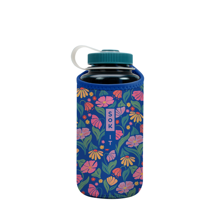 Sok-It BotlSok for Nalgene Style Bottles - Fairy Flora