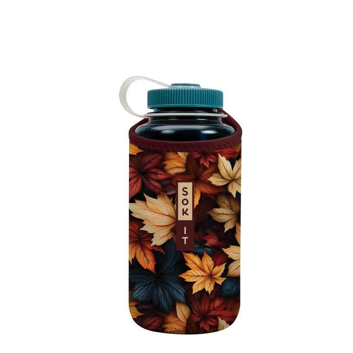 Sok-It BotlSok for Nalgene Style Bottles - Fall Blend   BotlSok-Fall Holiday