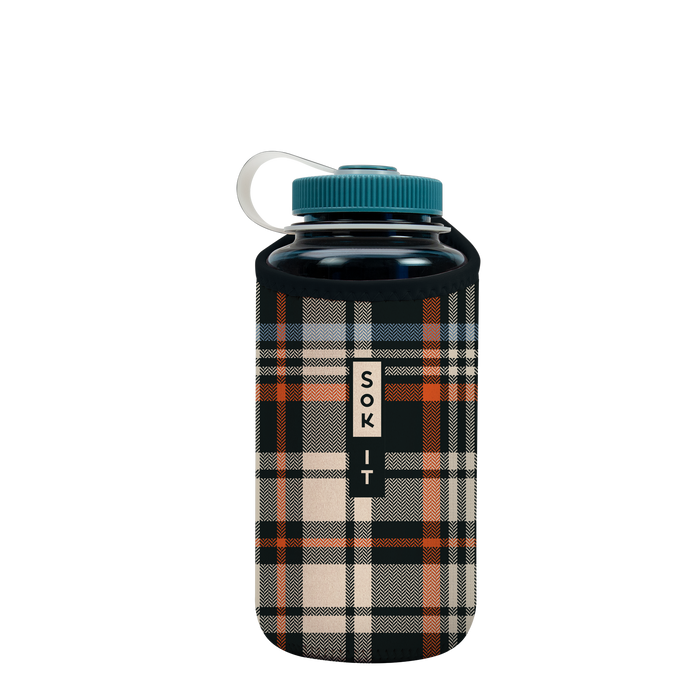 BotlSok for Nalgene Style Bottles - Fall Flannel