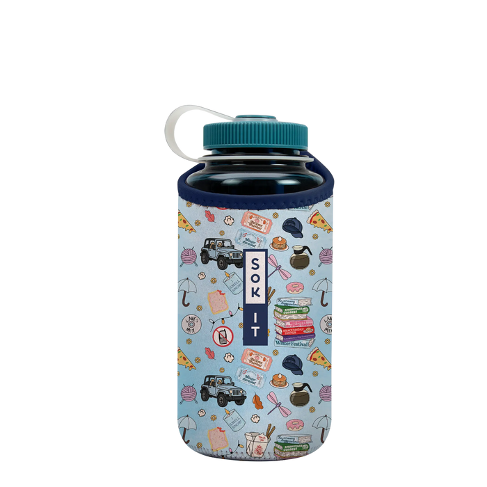 Sok-It BotlSok for Nalgene Style Bottles - Fast Talker   BotlSok-Evergreen