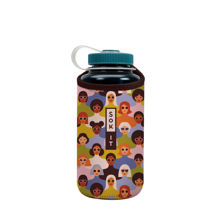 Sok-It BotlSok for Nalgene Style Bottles - Femme Force   BotlSok-Novelty