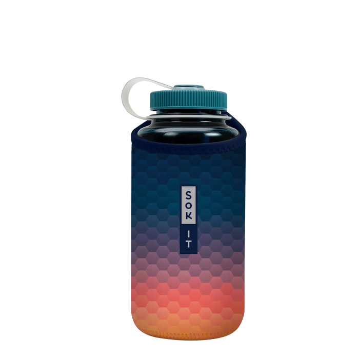 Sok-It BotlSok for Nalgene Style Bottles - Hexagon Sunset   BotlSok-Ombre
