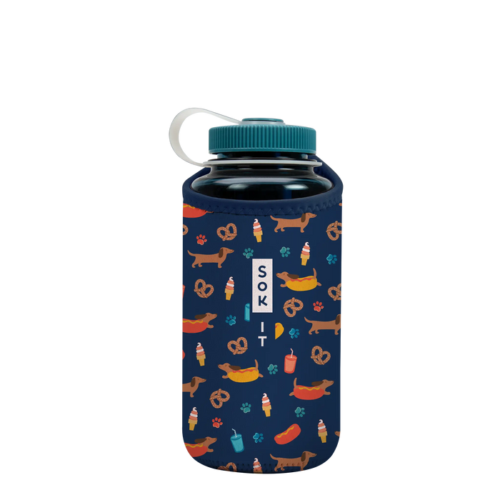 Sok-It BotlSok for Nalgene Style Bottles - Hot Dawgs   BotlSok-Summer Holiday
