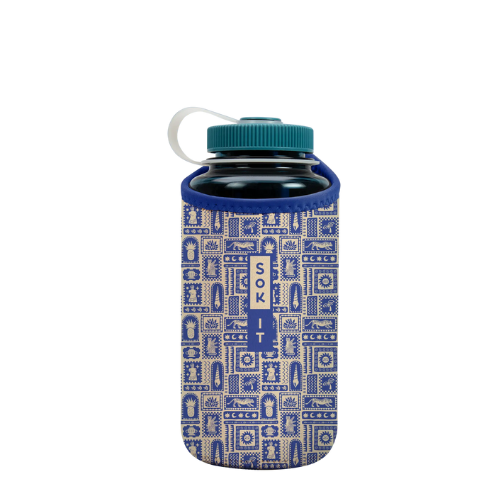 Sok-It BotlSok for Nalgene Style Bottles - Off the Grid   BotlSok-Summer Holiday