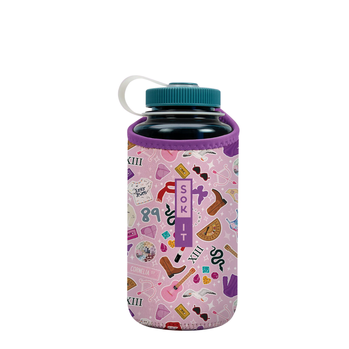 Sok-It BotlSok for Nalgene Style Bottles - On Tour   BotlSok-Evergreen