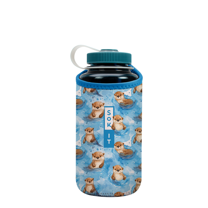 Sok-It BotlSok for Nalgene Style Bottles - Otterly Adorable
