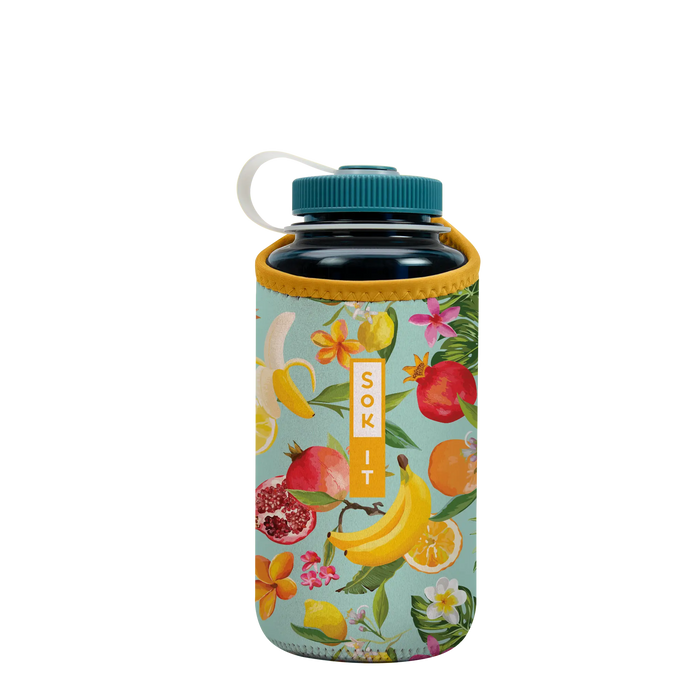 Sok-It BotlSok for Nalgene Style Bottles - Paradise Punch   BotlSok-Evergreen