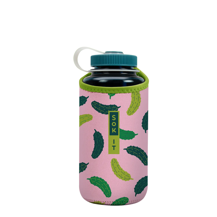 Sok-It BotlSok for Nalgene Style Bottles - Pickle Me Pink   BotlSok-Evergreen