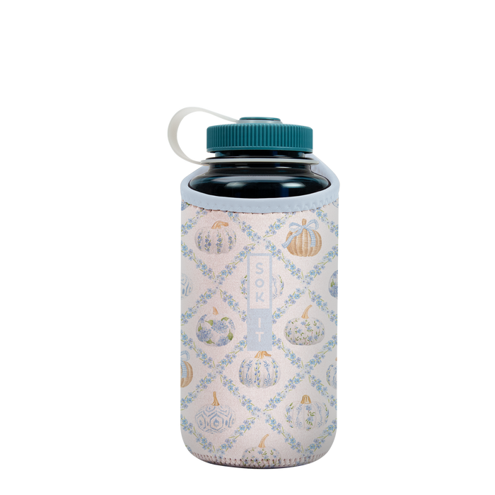 BotlSok for Nalgene Style Bottles - Porcelain Pumpkin