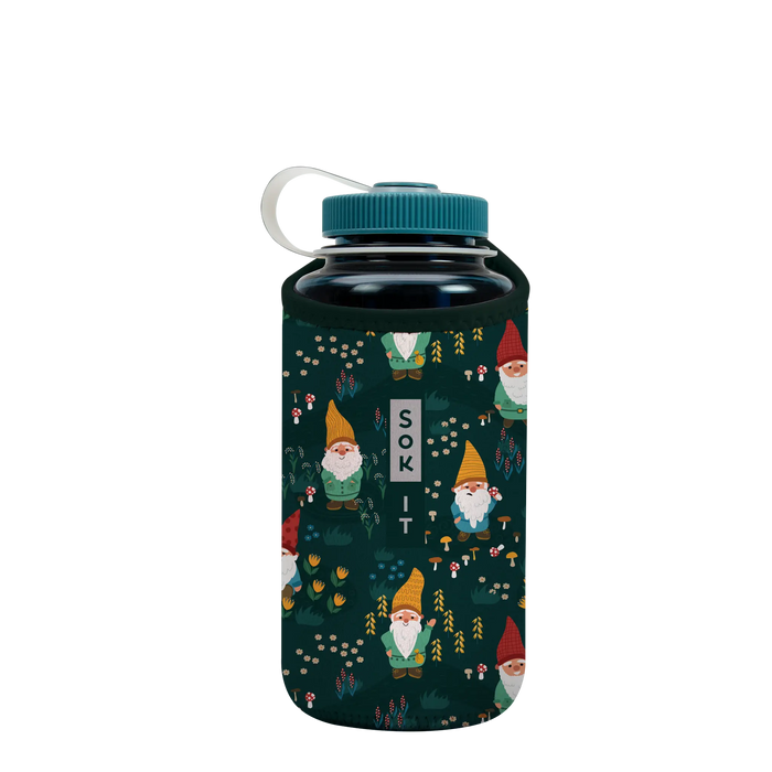Sok-It BotlSok for Nalgene Style Bottles - Rollin' with my Gnomies 32oz-Nalgene-Bottle 16.99 BotlSok-Evergreen
