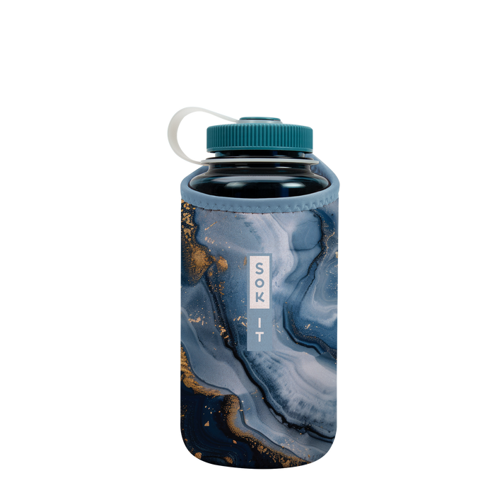 Sok-It BotlSok for Nalgene Style Bottles - Sapphire Drift