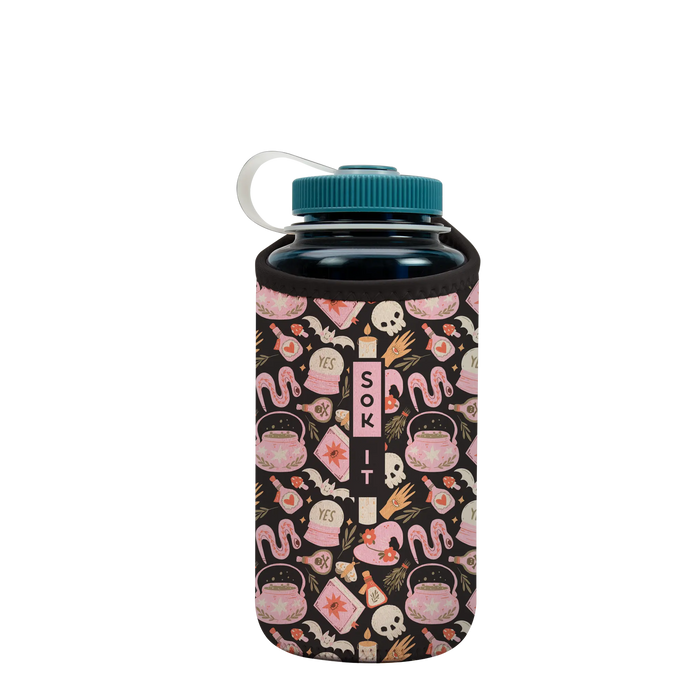 Sok-It BotlSok for Nalgene Style Bottles - Spellbound   BotlSok-Halloween Holiday