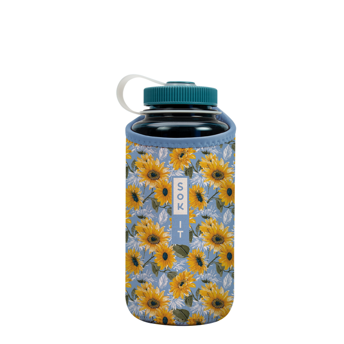 Sok-It BotlSok for Nalgene Style Bottles - Sunflower Skies
