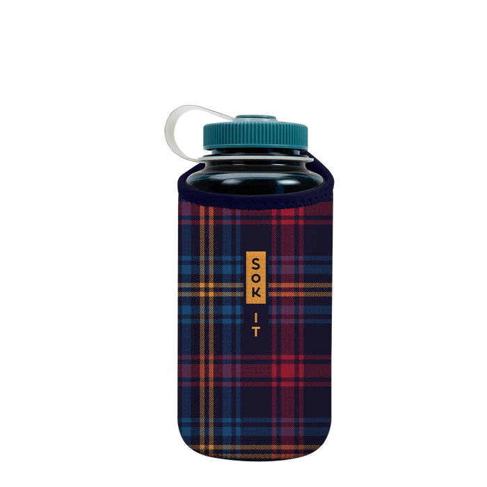 Sok-It BotlSok for Nalgene Style Bottles - Tartan Royale   BotlSok-Plaids