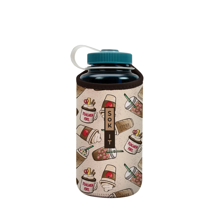 Sok-It BotlSok For Nalgene Style Bottles - Teacher's Favorite   BotlSok-Evergreen