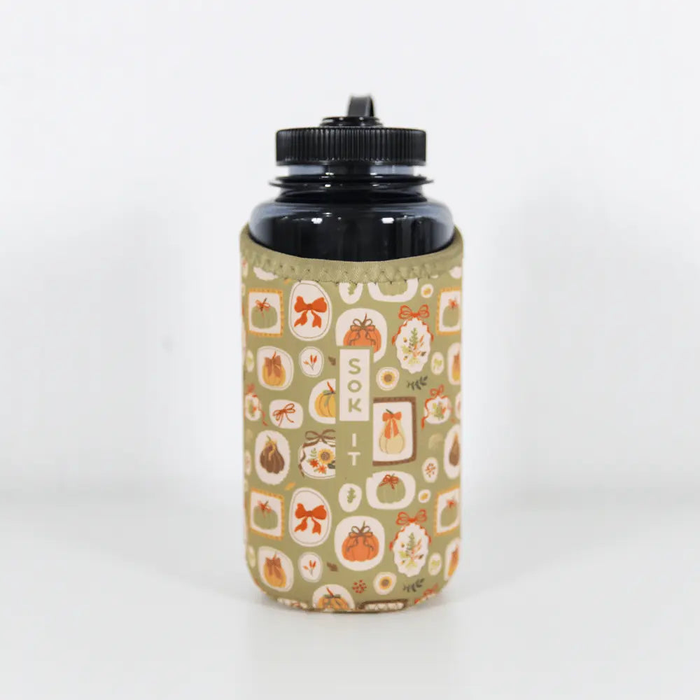Sok-It BotlSok for Nalgene Style Bottles - The Pumpkin Gallery   BotlSok-Fall Holiday