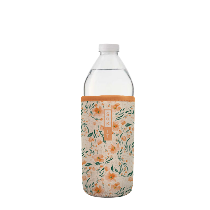 Sok-It BotlSok for Water Bottles - Blush Blossoms