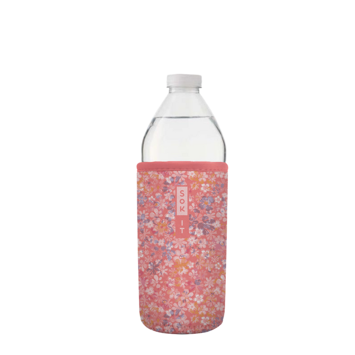 Sok-It BotlSok for Water Bottles - Blushing Blooms