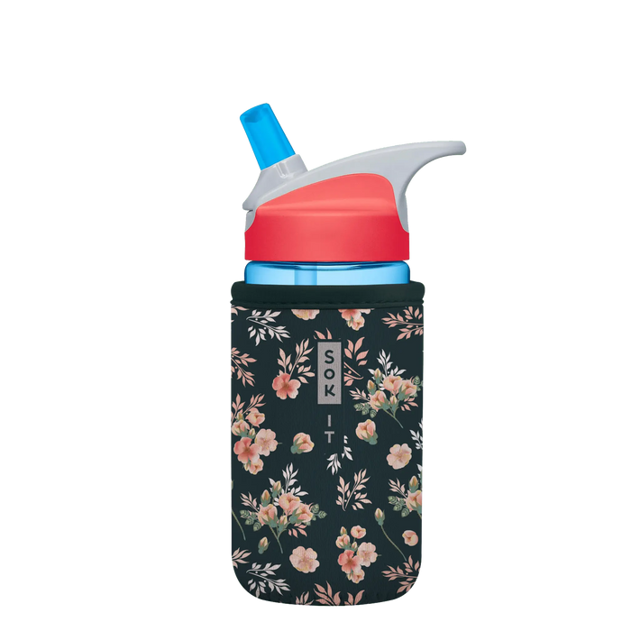 Sok-It BotlSok for CamelBak Style Bottles - Grey Rose 12oz 6.98 BotlSok-FW Floral