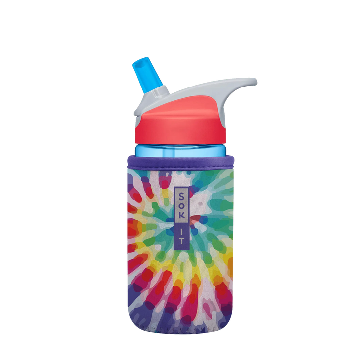 Sok-It BotlSok for CamelBak Style Bottles - Rainbow Tie Dye 12oz 5.48 BotlSok-TieDye