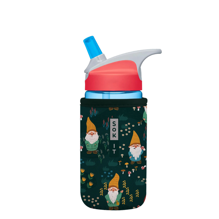 Sok-It BotlSok for CamelBak Style Bottles - Rollin' with my Gnomies 12oz-CamelBak-Style-Bottle 10.99 BotlSok-Evergreen