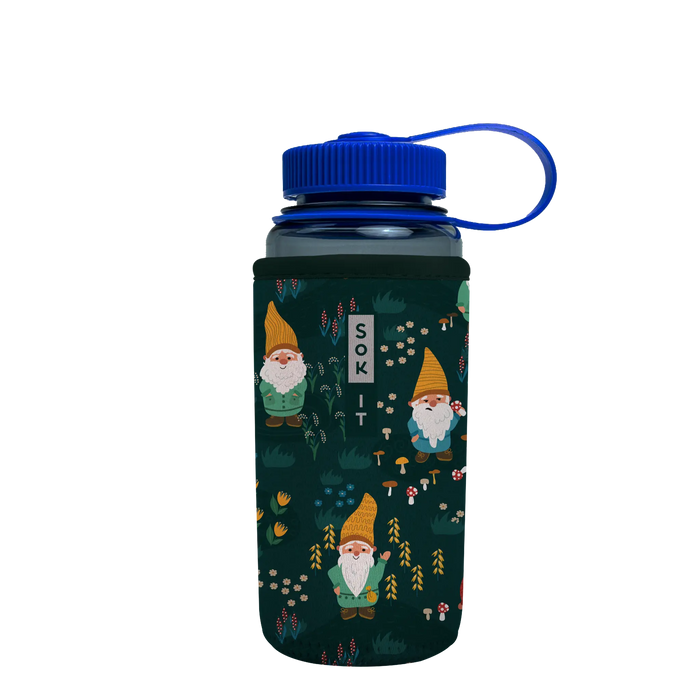 Sok-It BotlSok for CamelBak Style Bottles - Rollin' with my Gnomies 16oz-CamelBak-Style-Bottle 12.99 BotlSok-Evergreen