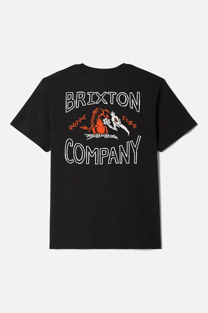 Brixton Outta Black S/s Standard Tee Shirt