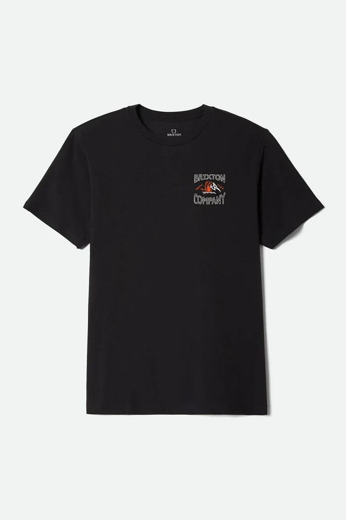 Brixton Outta Black S/s Standard Tee Shirt