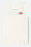 Brixton Pinnacle Off White Tank Top