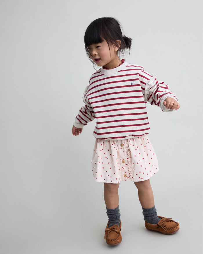 Buho | Mini Cuore skirt | Cream pink