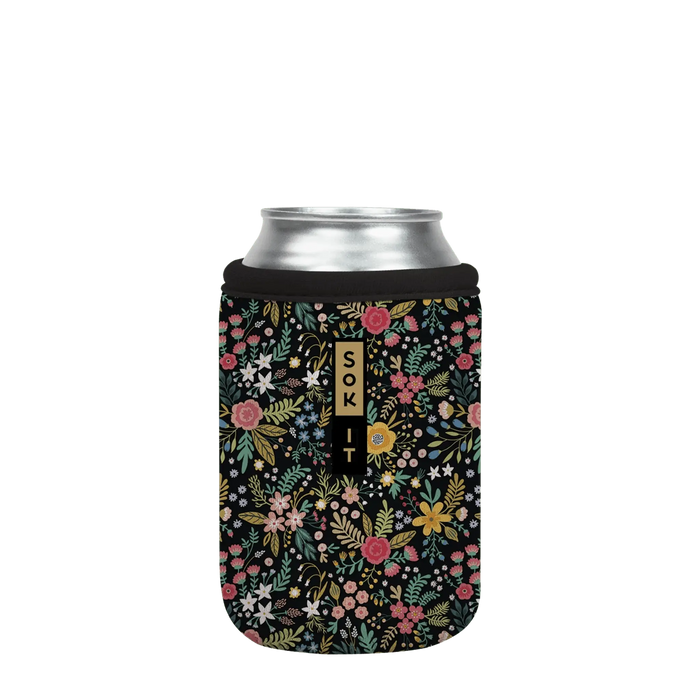 Sok-It CanSok - Black English Garden Picnic 12oz-Can 12.99 CanSok-FW Floral