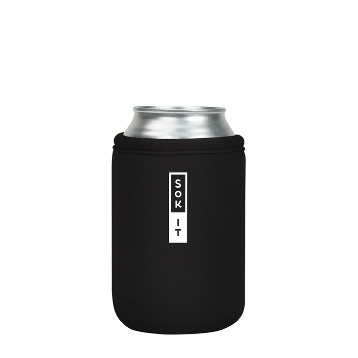 Sok-It CanSok - Black 12oz-Can 12.99 CanSok-Classic Solid