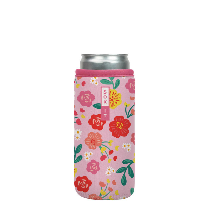 Sok-It CanSok - Bloom Your Way 12oz-Slim-Can 13.99 CanSok-Evergreen