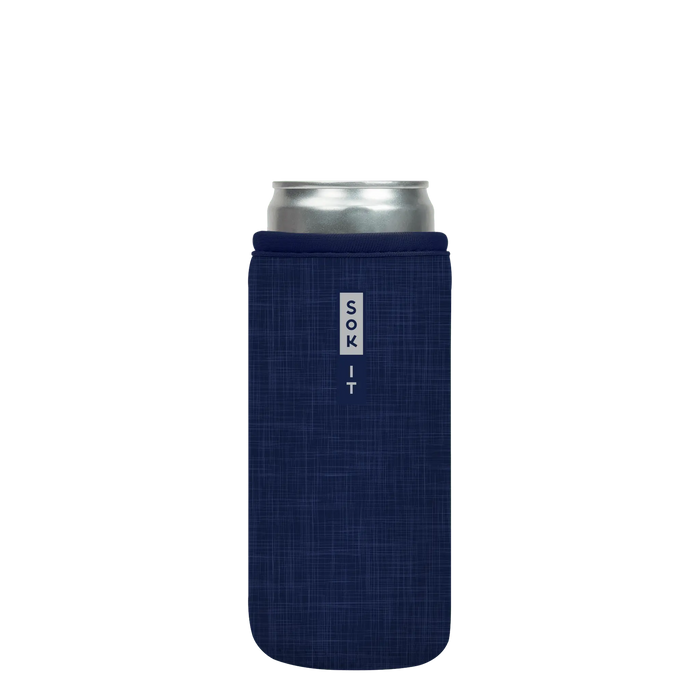 Sok-It CanSok - Blue Jean 12oz-Slim 12.99 CanSok-Plaids