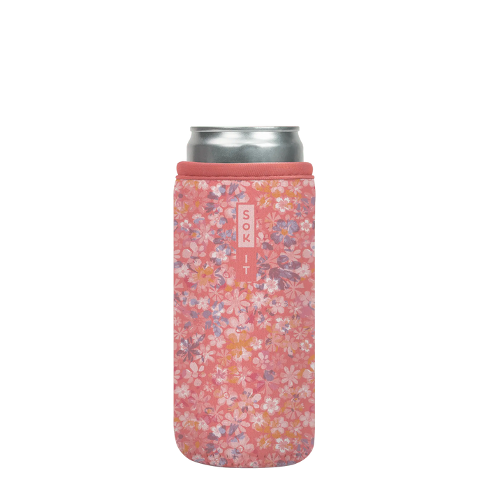 Sok-It CanSok - Blushing Blooms 12oz-Slim-Can 12.99 CanSok-SS Floral