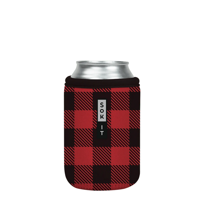 Sok-It CanSok - Buffalo Check 12oz-Can 12.99 CanSok-Winter Holiday