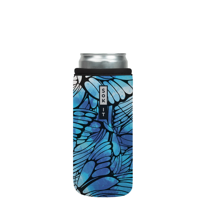 Sok-It CanSok - Butterfly Oasis 12oz-Slim-Can 12.99 CanSok-Animal Prints