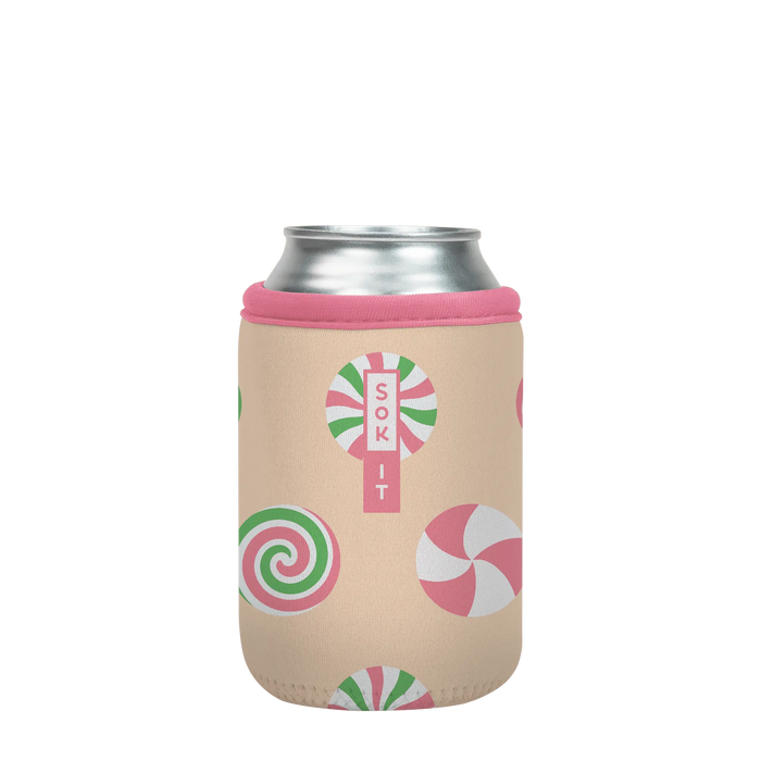 Sok-It CanSok - Candy Lane 12oz-Can 9.08 CanSok-Winter Holiday