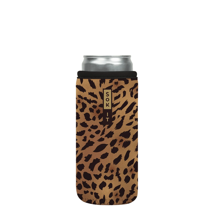Sok-It CanSok - Classic Leopard 12oz-Slim 12.99 CanSok-Animal Prints