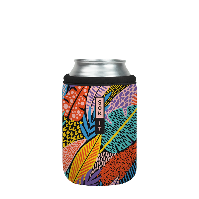 Sok-It CanSok - Feathered Foliage 12oz-Can 12.99 CanSok-FW Floral